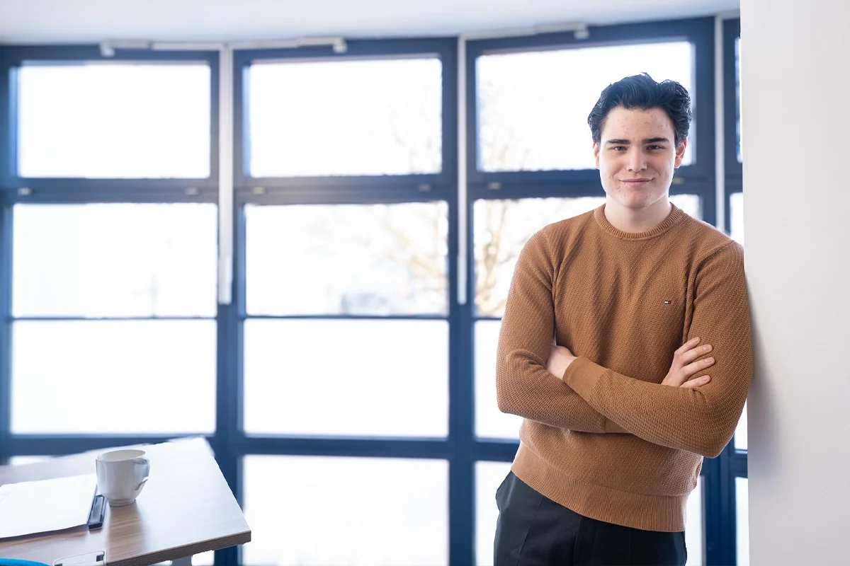 Philipp Abel, Auszubildender als Kaufmann-Digitalisierungsmanagement bei der Barock Academy