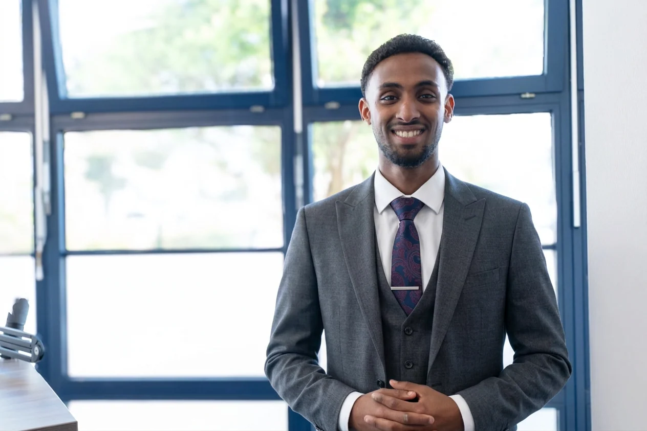 Abdi Ali Hasan, Kaufmann für Digitalisierungsmanagement bei der Barock Academy